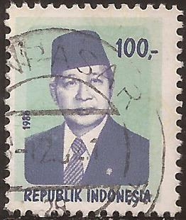Presidente Suharto  1986  100 rupias