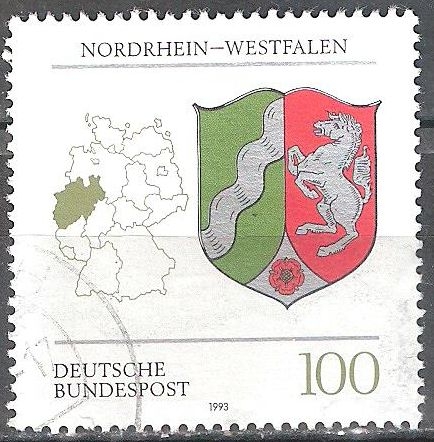 Escudo de armas de los estados federales( Nordrhein-Westfalen).