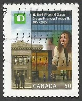  150th Anniv. of Toronto Dominion Bank Financial Group (2005)