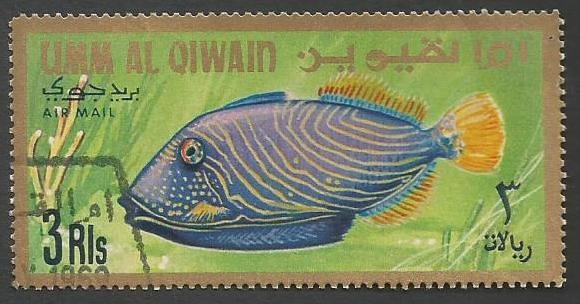 Umm Al Qiwain - Balistapus undulatus (1967)