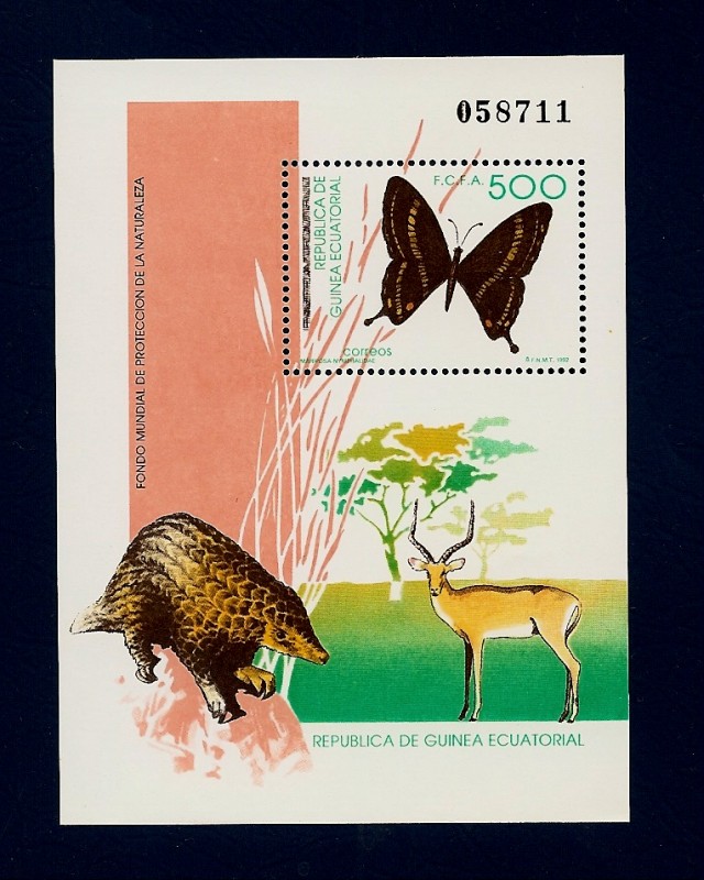 Protección de la Naturaleza - WWF - Mariposa Nimphalidae  HB