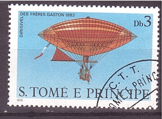 Dirigible de los hermanos Gaston 1883