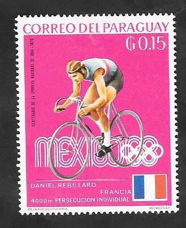 1001 - Daniel Rebillard, ciclismo, vencedor en los juegos olímpicos de Mexico 68