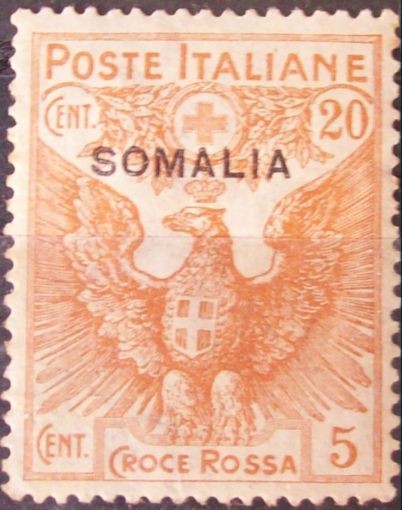 Somalía - Águila de la Casa de Saboya-1916