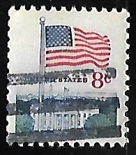Bandera sobre la Casa Blanca