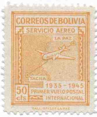 Conmemoracion del Primer vuelo internacional entre La Paz y Tacna por Panagra