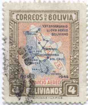 Conmemoracion del XX Aniversario del Lloyd Aereo Boliviano