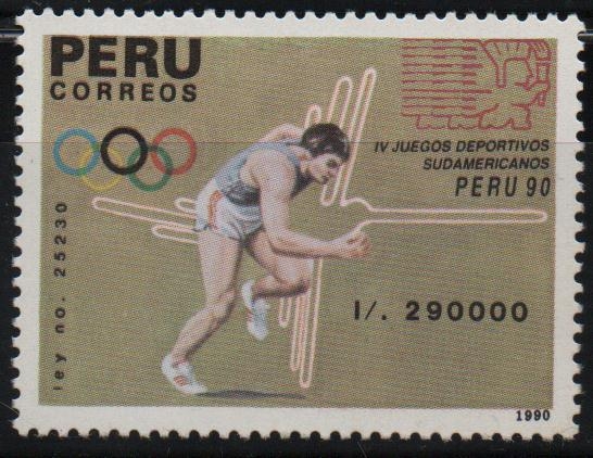 4th  JUEGOS  DEPORTIVOS  SUDAMERICANOS.  CARRERA.