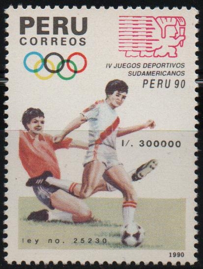 4th  JUEGOS  DEPORTIVOS  SUDAMERICANOS.  FUTBOL.