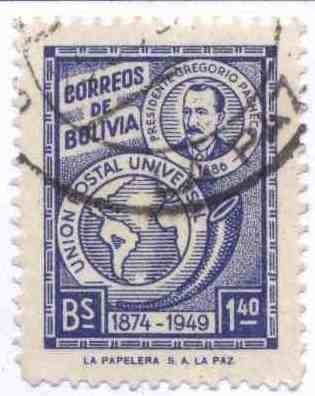 Conmemoracion del 75 aniversario de la Union Postal Universal