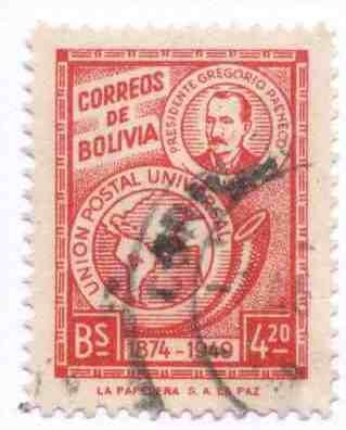 Conmemoracion del 75 aniversario de la Union Postal Universal