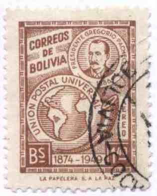 Conmemoracion del 75 aniversario de la Union Postal Universal