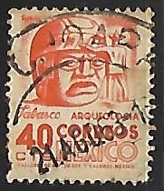 Cabeza de piedra en Tabasco