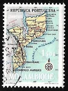 Mapa de Mozambique