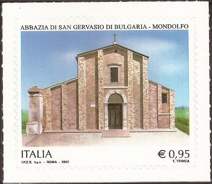 Abbazia di San Gervasio di Bulgaria. Mondolfo  2017  0,95€