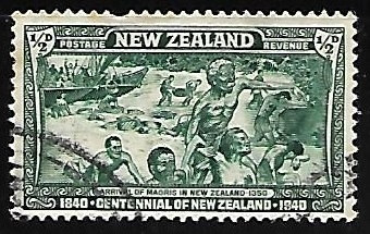 Maoríes que llegan a Nueva Zelanda en 1350
