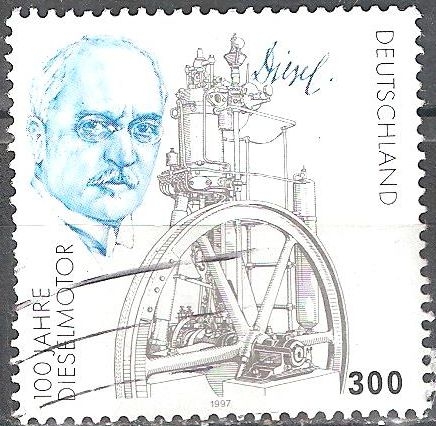 100 años de motor diesel( Rudolf Diesel (1858-1913) fue el inventor del motor diesel). 