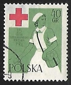 Enfermera de Cruz Roja