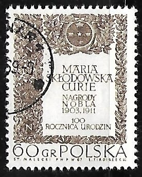 Marie Sklodowska Curie -Ganadora del Premio Nobel 