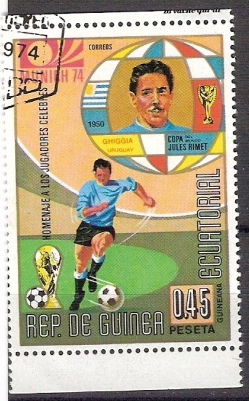 39 - Ghiggia, futbolista de Uruguay 