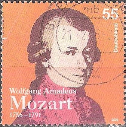 250 Aniv de Wolfgang Amadeus Mozart,compositor importante (Clásico vienés). 
