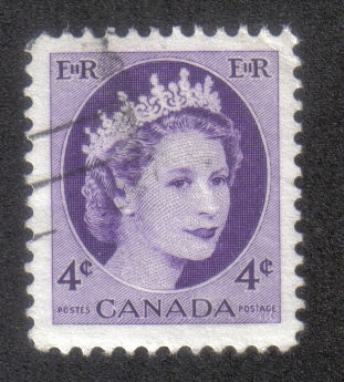 Reina Isabel II Definitivos 1954-62 - Retrato salvaje