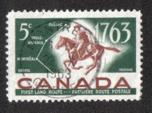 Bicentenario del servicio postal de Quebec-Trois Rivieres-Montreal