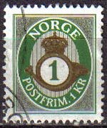 NORUEGA 2001 Scott 1283 Sello Serie Basica Tipo 1893 usado Norway Norvège Norge 