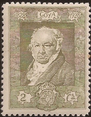 Retrato de Goya  1930 2 cénts