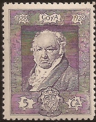 Retrato de Goya  1930  5 cénts