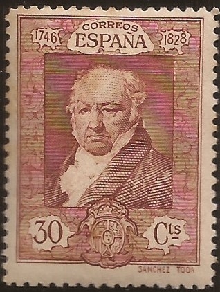 Retrato de Goya  1930  30 cents