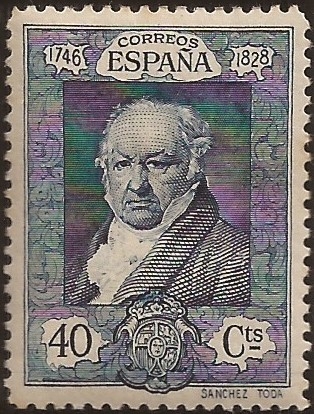 Retrato de Goya  1930  40 cents