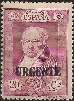 Retrato de Goya  1930  20 cents