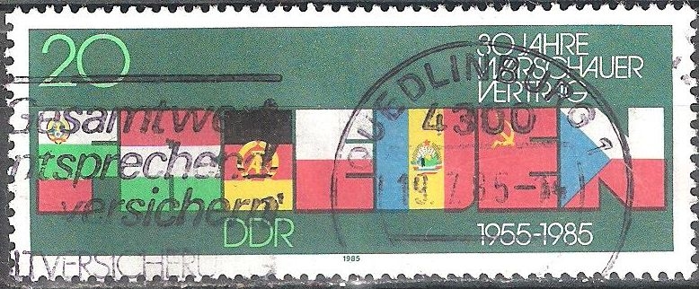 30 años del Pacto de Varsovia (DDR).