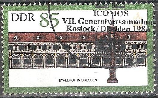 VII.Asamblea Gral de la Sociedad Intl para la Preservación Histórica (ICOMOS), Rostock y Dresden.