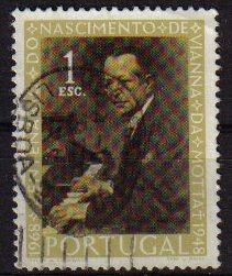 Portugal 1969 Scott 1050 Sello Aniversario Vianna da Motta Michel 1082 Usado 