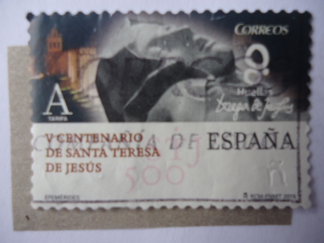 Ed:4931-Efemérides- V Centenario de Santa Teresa de Jesús - Huellas de T. de J.