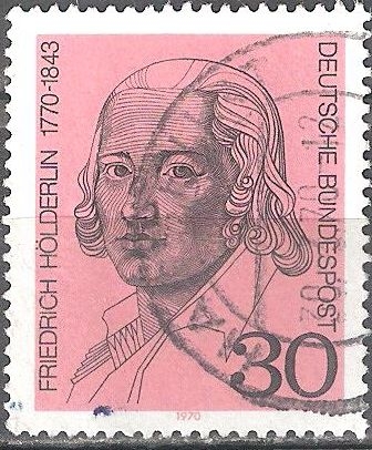 200 aniv del nacimiento de Friedrich Hölderlin (poeta).