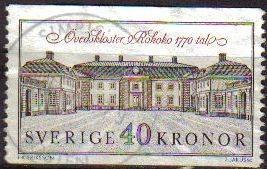 SUECIA Sweden Sverige 1990 Scott 1841 Sello Palacio Ovedskloster