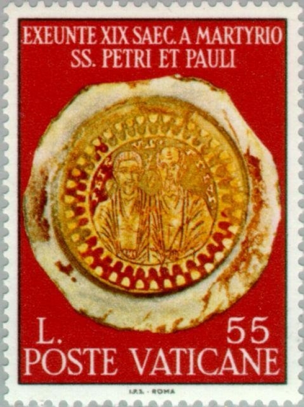 XIX centenario del martirio de los Santos Pedro y Pablo