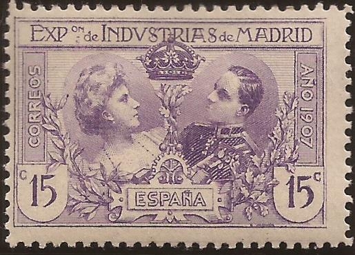 Exposicion de Industrias de Madrid 1907 15 cénts
