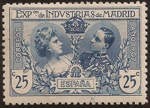 Exposicion de Industrias de Madrid 1907 25 cénts
