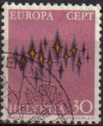 SUIZA Switzerland Suisse 1972 Scott544 Sello Serie Europa Michel 969 Usado