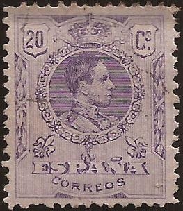 Alfonso XIII  Tipo Medallón  1909  10 cents