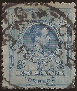 Alfonso XIII  Tipo Medallón  1909 25 cents
