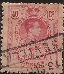 Alfonso XIII  Tipo Medallón  1909  40 cents