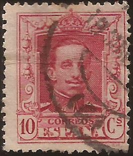 Alfonso XIII. Tipo Vaquer  1922 10 cents