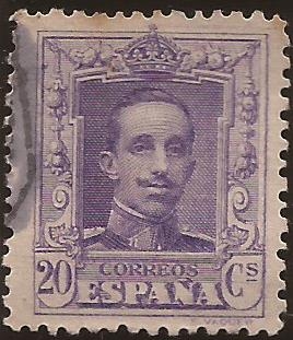 Alfonso XIII. Tipo Vaquer  1922 20 cents