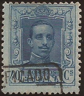Alfonso XIII. Tipo Vaquer  1922 40 cents