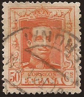Alfonso XIII. Tipo Vaquer  1922 50 cents